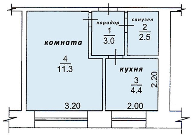 Нижневартовск, Ханты-Мансийский АО - 1-комнатная квартира - фото №1
