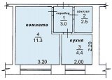 1-комнатная квартира